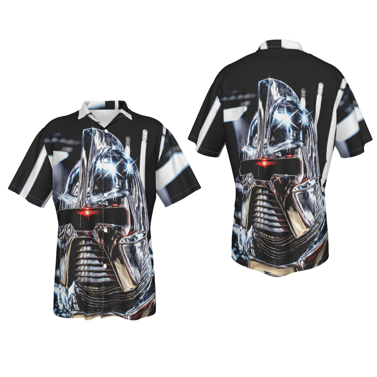 CYLON FACE All Over Print Shirt & Tank Top = BATTLESTAR GALACTICA