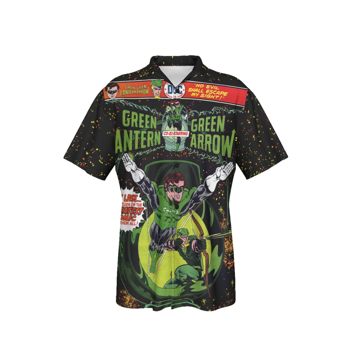 GREEN LANTERN GREEN ARROW 90 ALL OVER PRINT SHIRT AND TANK TOP