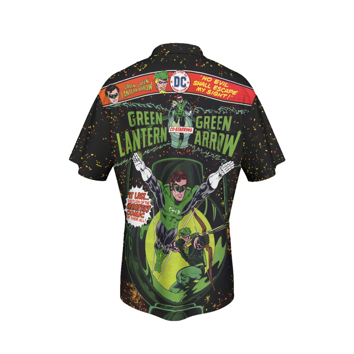 GREEN LANTERN GREEN ARROW 90 ALL OVER PRINT SHIRT AND TANK TOP