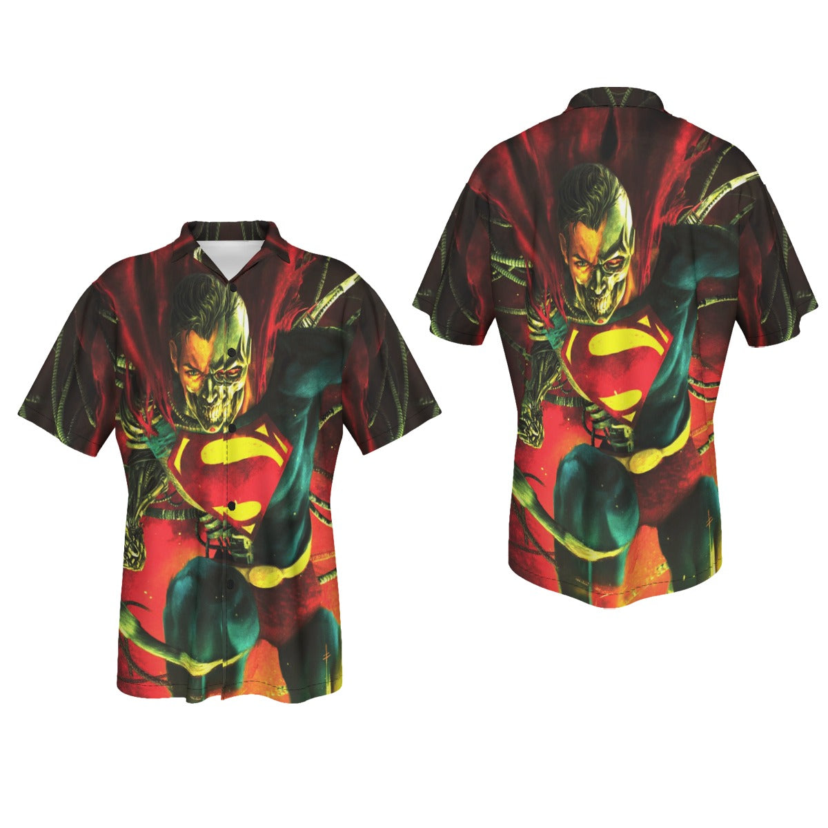 ACTION 1055 All Over Print Shirt & Tank Top - CYBER SUPERMAN