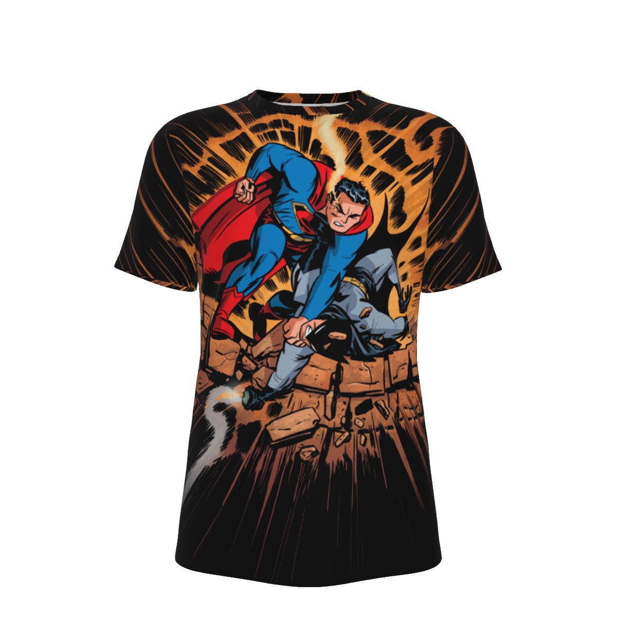 SUPERMAN VS BATMAN - NEW FRONTIER All Over Print Shirt & Tank Top - DARWYN COOKE ART