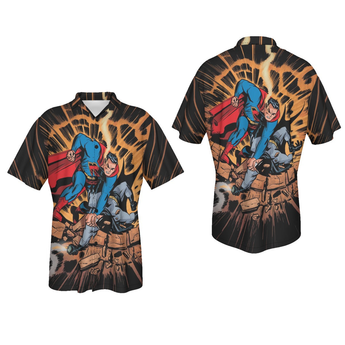 SUPERMAN VS BATMAN - NEW FRONTIER All Over Print Shirt & Tank Top - DARWYN COOKE ART