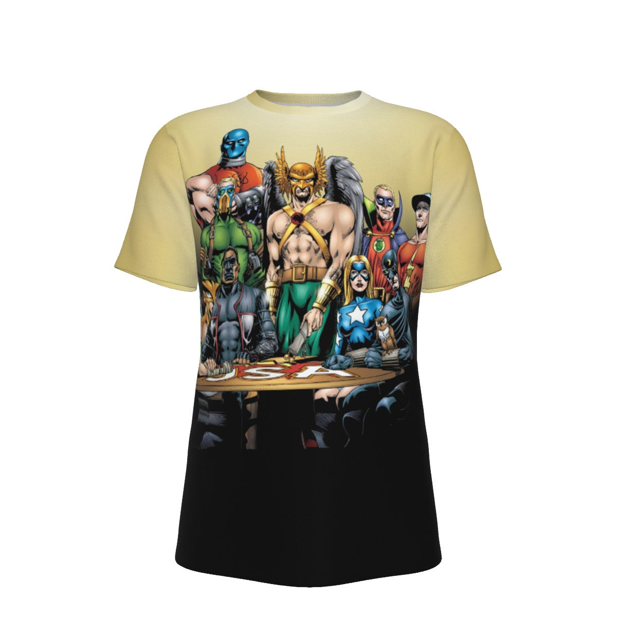 JSA 75TH ANNY HARDCOVER OVER PRINT SHIRT AND TANK TOP