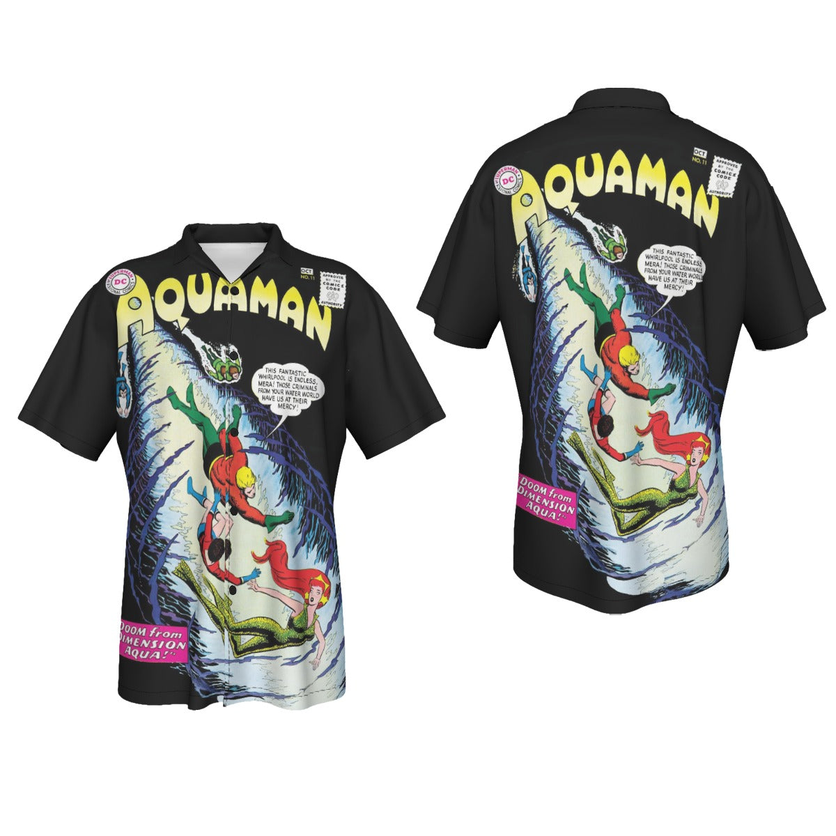 AQUAMAN 11 All Over Print Shirt & Tank Top