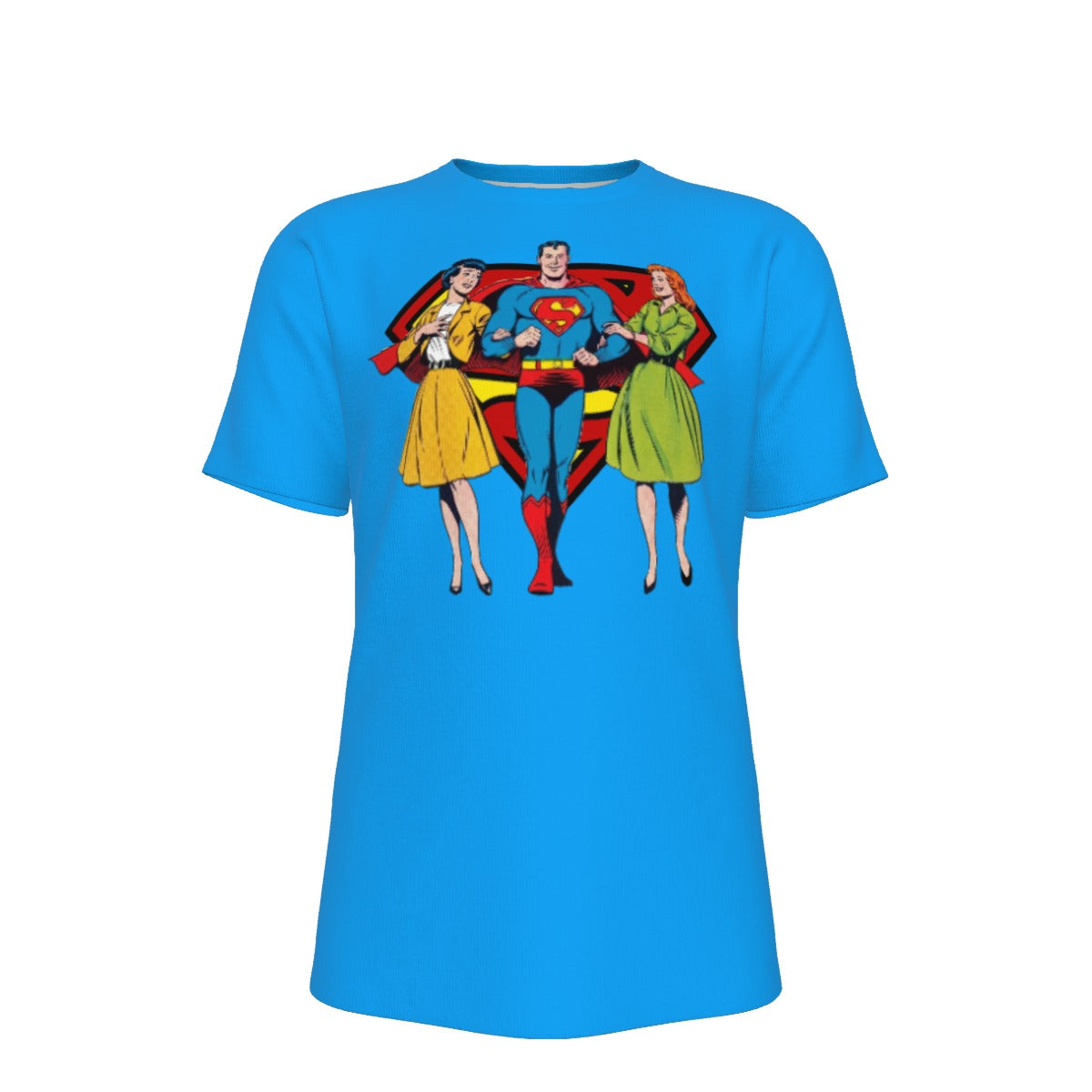 SUPERMAN AND THE LL LADIES  Over Print Shirt & Tank Top