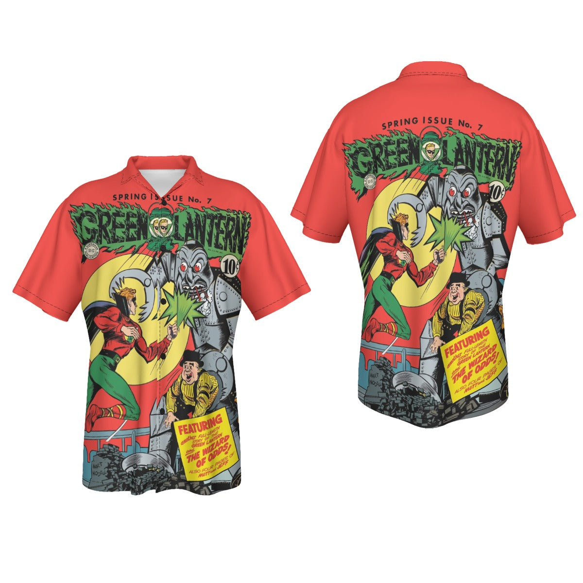 GREEN LANTERN 7 All Over Print Shirt & Tank Top