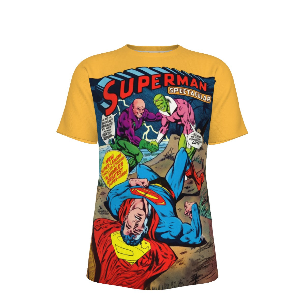 SUPERMAN SPECTACULAR All Over Print Shirt & Tank Top