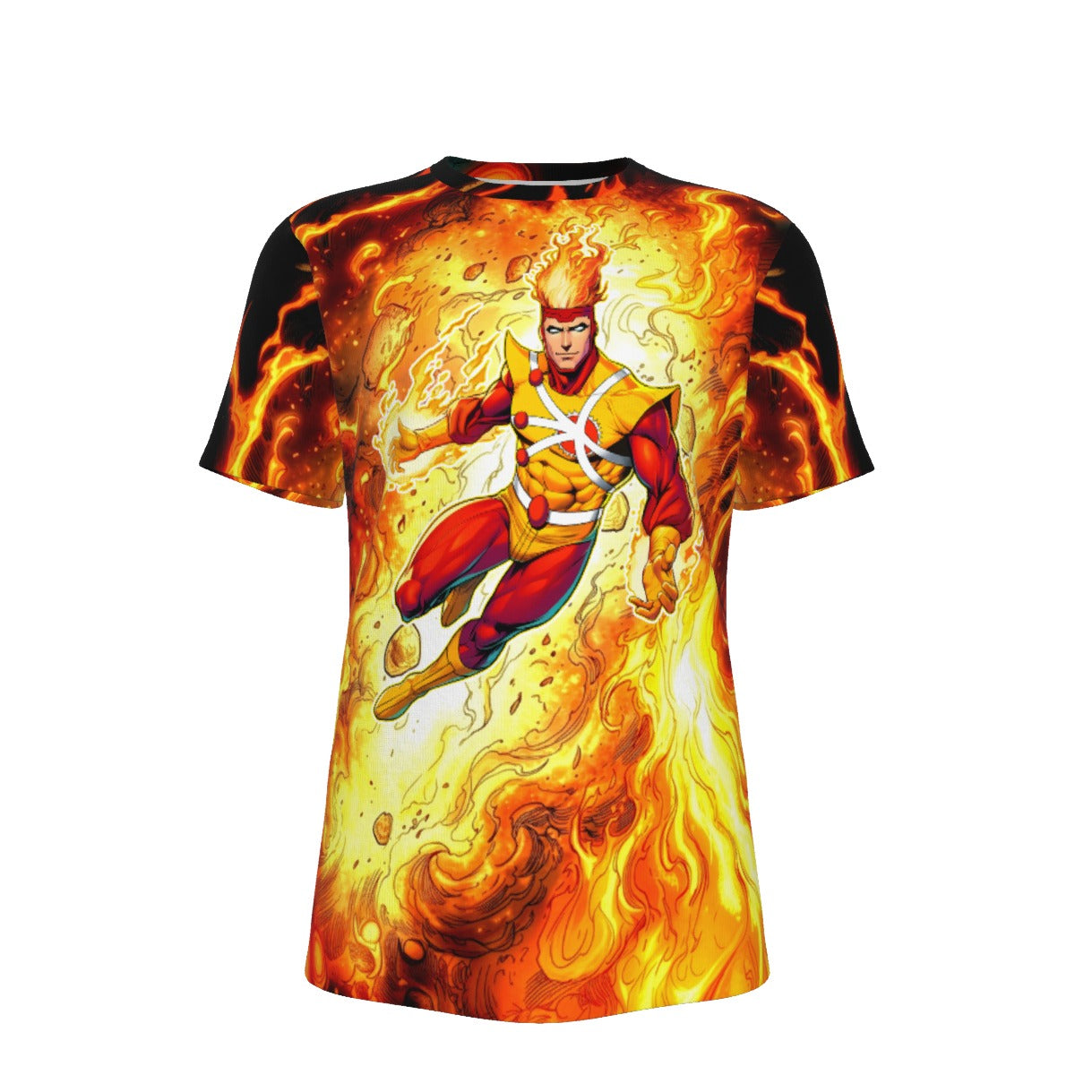 FIRESTORM READY OVER PRINT SHIRT AND TANK TOP - ORIGINAL ART