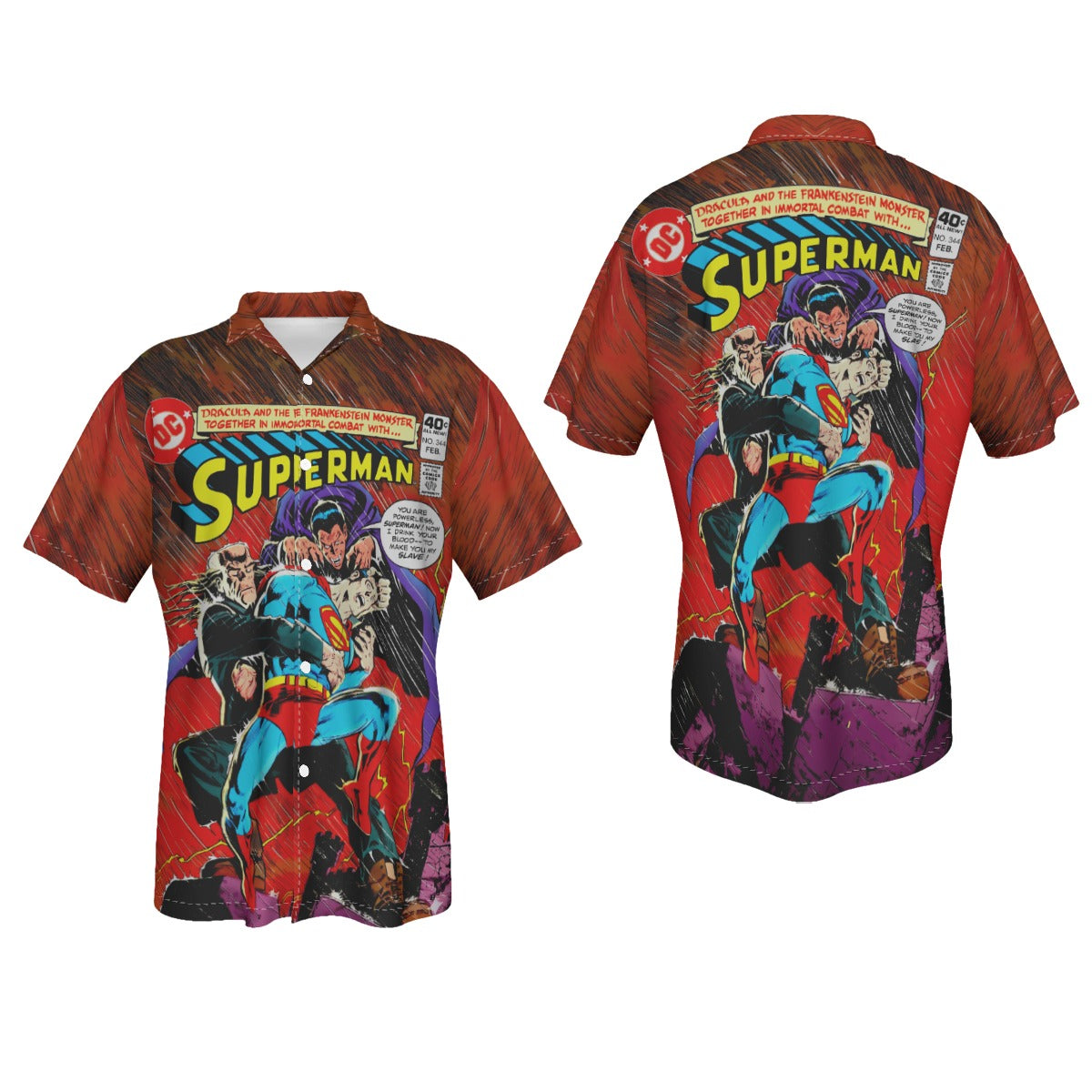 SUPERMAN 344 All Over Print Shirt & Tank Top  - ﻿Jose Luis Garcia-Lopez Art