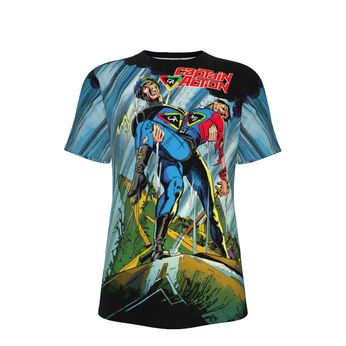 CAPTAIN ACTION COLLECTION All Over Print Shirt & Tank Top