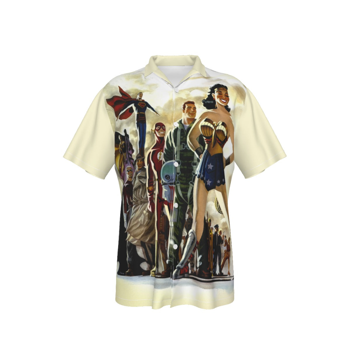 DC UNIVERSE All Over Print Shirt &amp; Tank Top -DARWYN COOKE