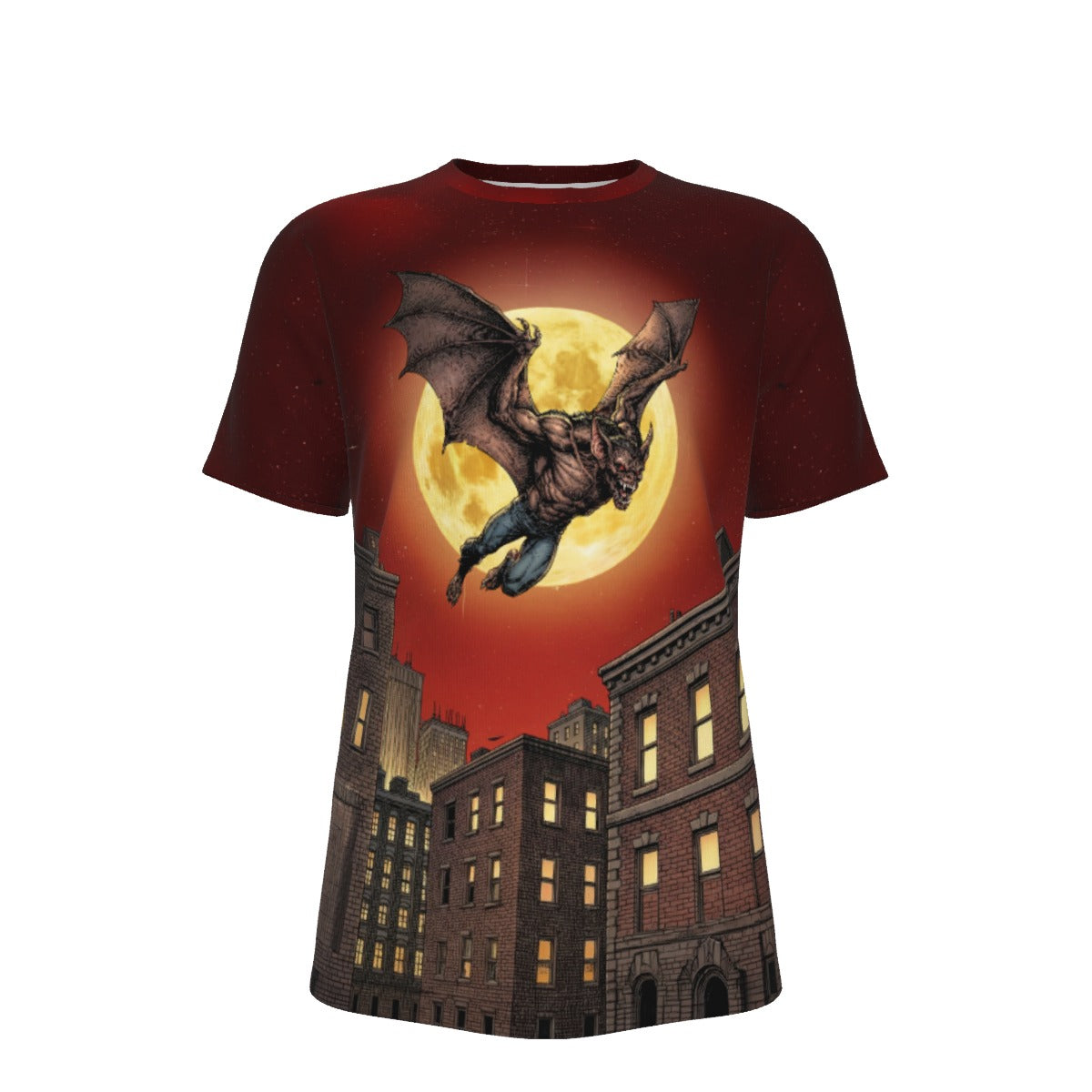 MANBAT GO All Over Print Shirt & Tank Top- ORIGINAL ART BY EKA