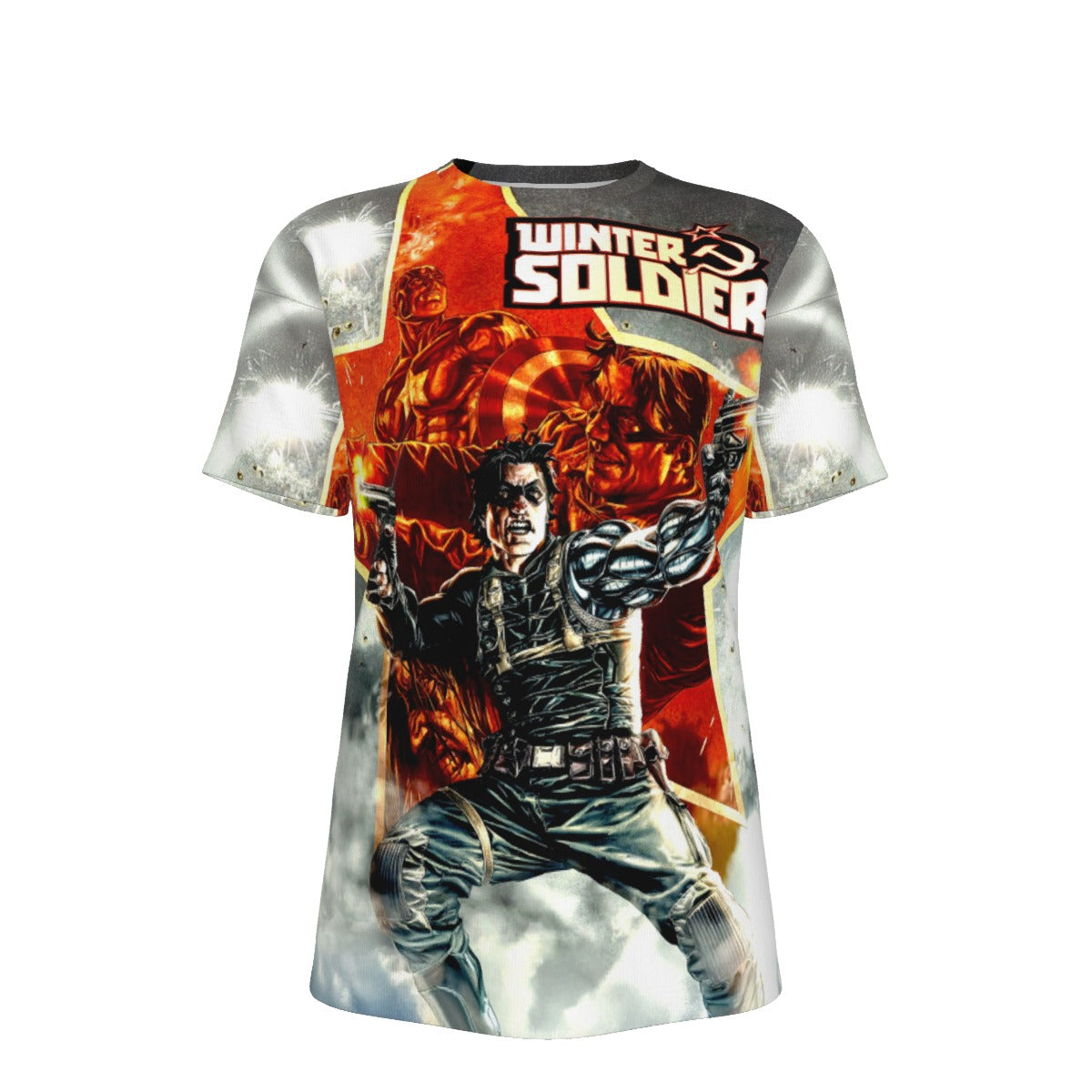 WINTER SOLDIER 1 OVER PRINT SHIRT AND TANK TOP - DR FATE