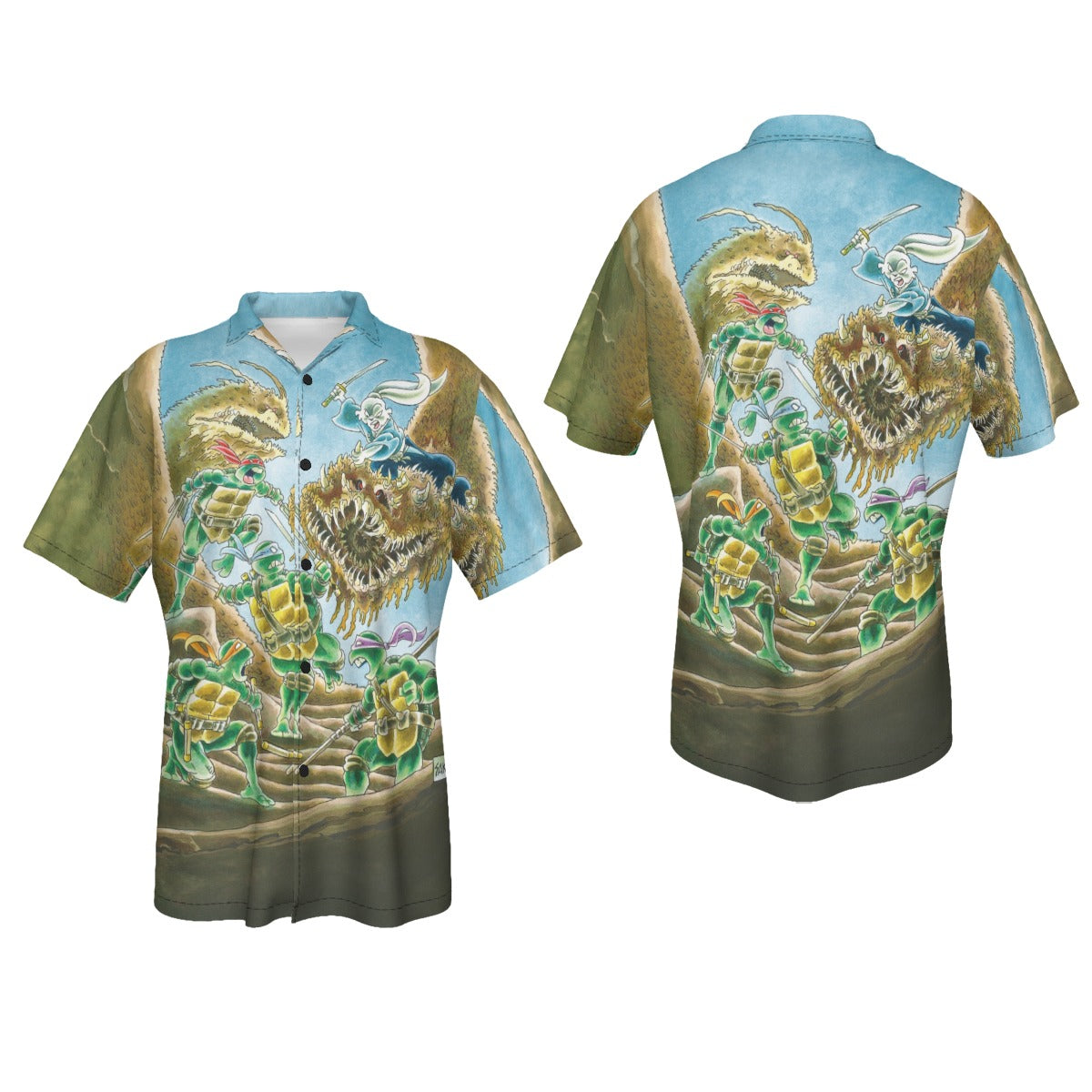 USAGI YOJIMBO VS TNMT All Over Print Shirt & Tank Top - TEENAGED MUTANT NINJA TURTLES