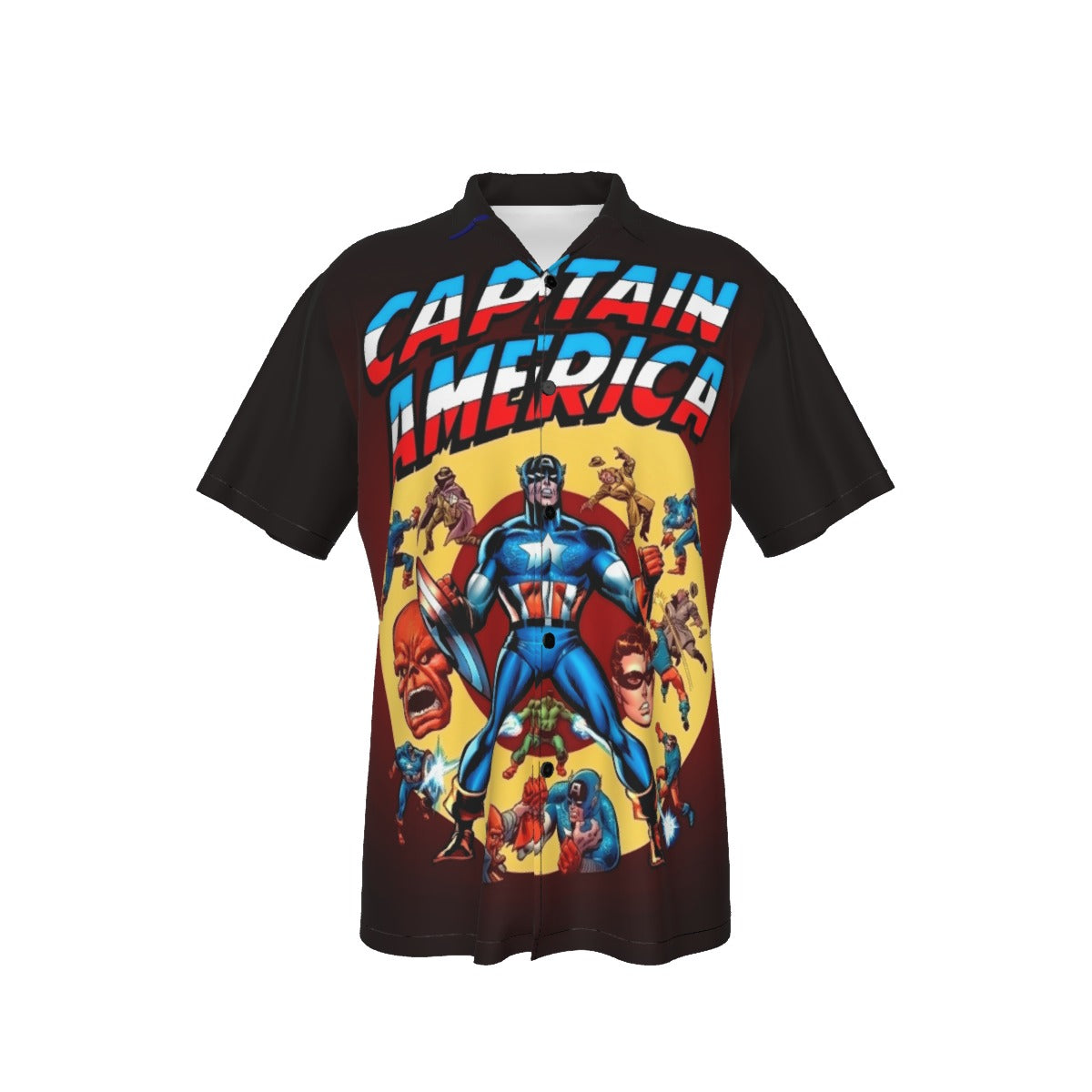 CAPTAIN AMERICA HERO OR HOAX ALL OVER PRINT SHIRT AND TANK TOP