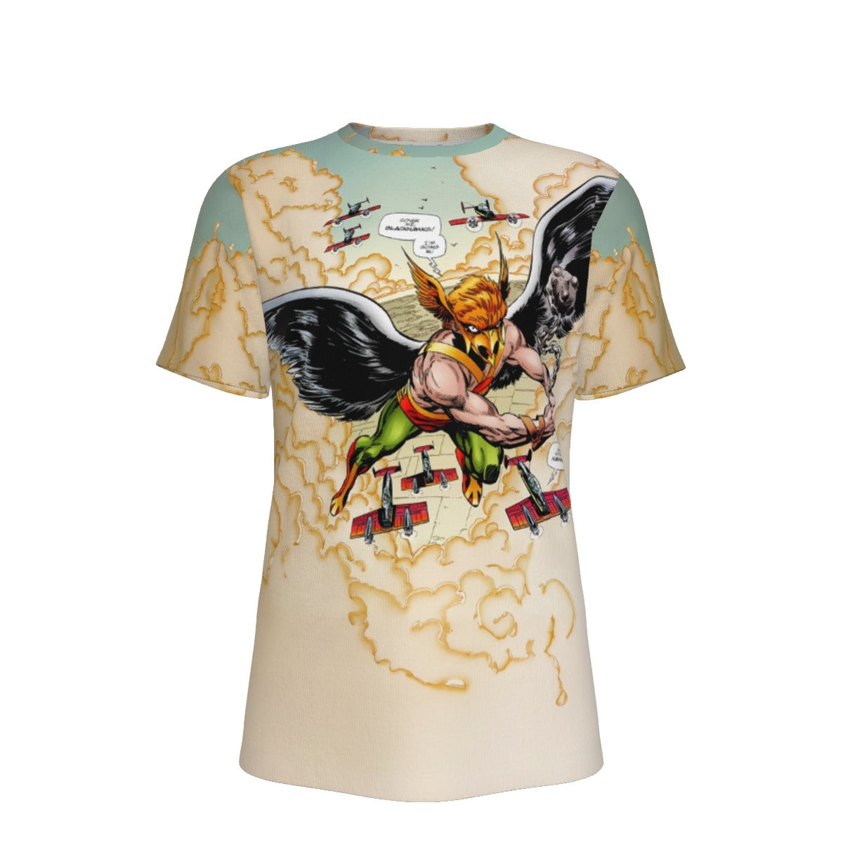 GENERATIONS 3 HAWKMAN All Over Print Shirt & Tank Top - JOHN BYRNE ART
