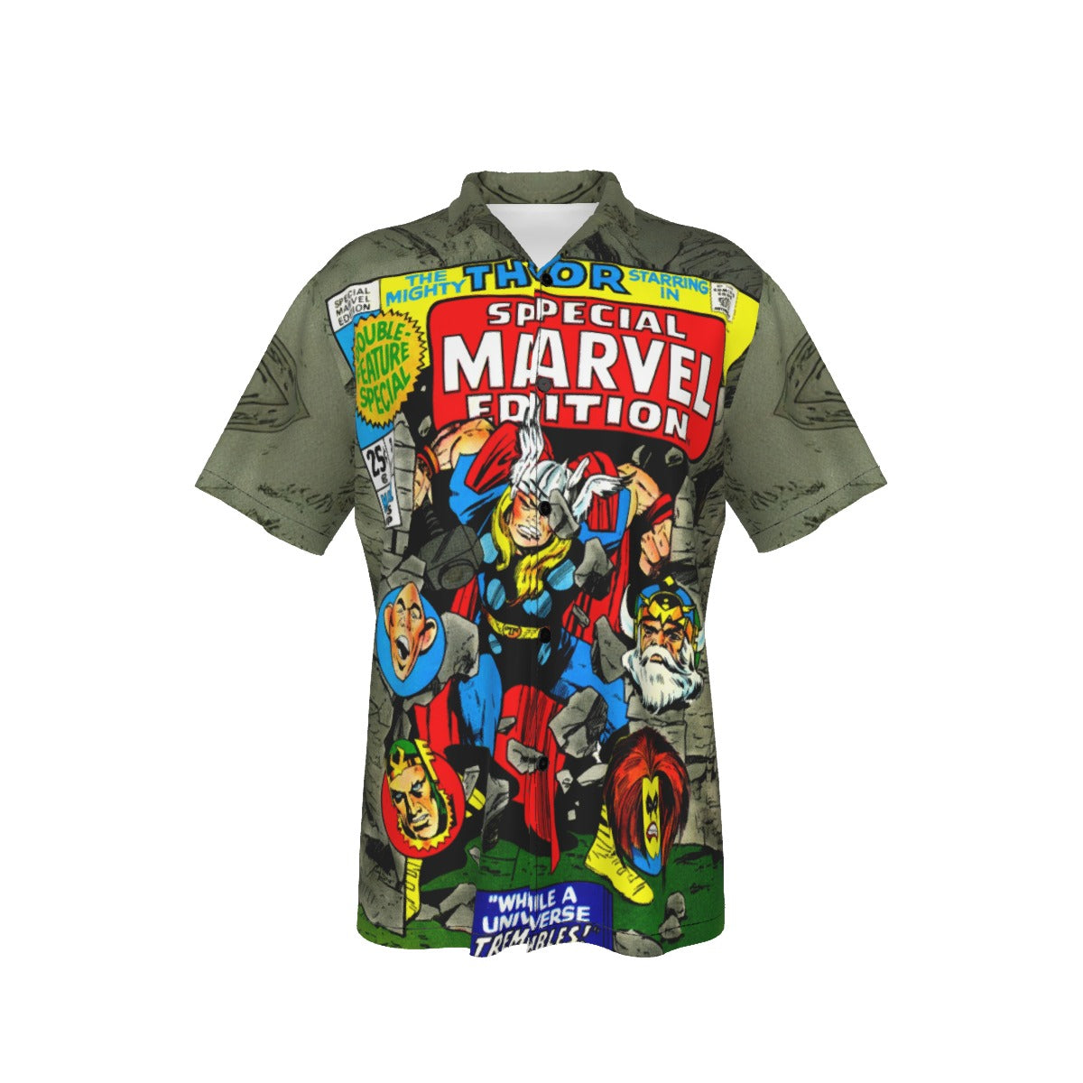 SPECIAL MARVEL EDITION 3 OVER PRINT SHIRT AND TANK TOP - JACK KIRBY ART