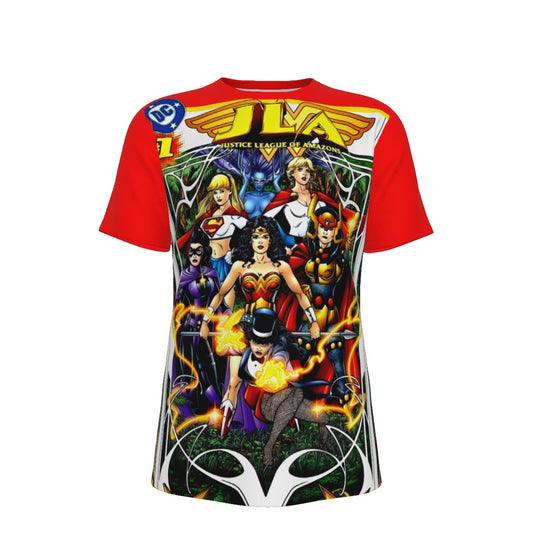 JLA CYBERFORCE ALL OVER PRINT SHIRT AND TANK TOP