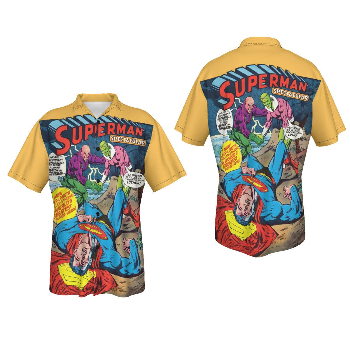SUPERMAN SPECTACULAR All Over Print Shirt & Tank Top