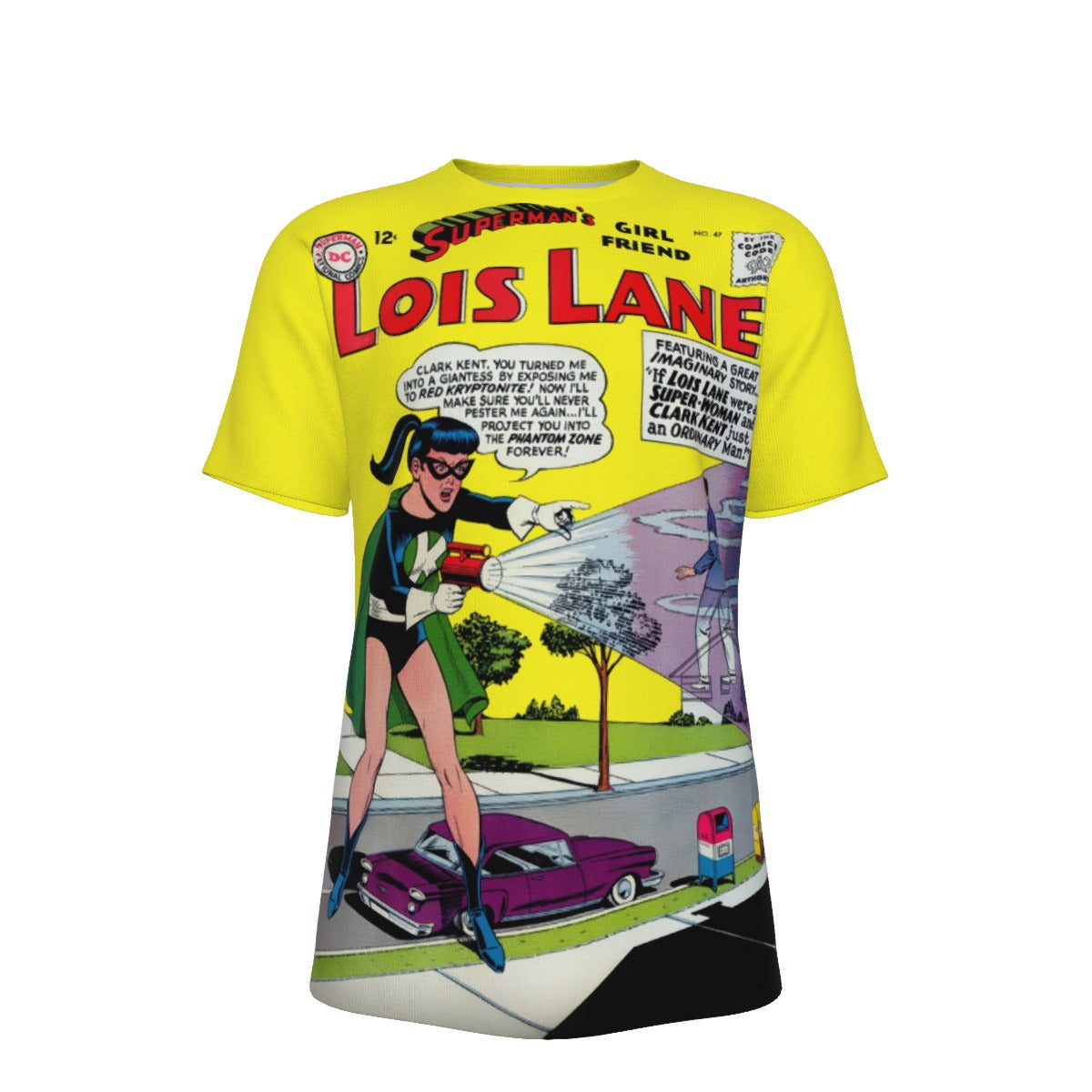 LOIS LANE 47 All Over Print Shirt & Tank Top