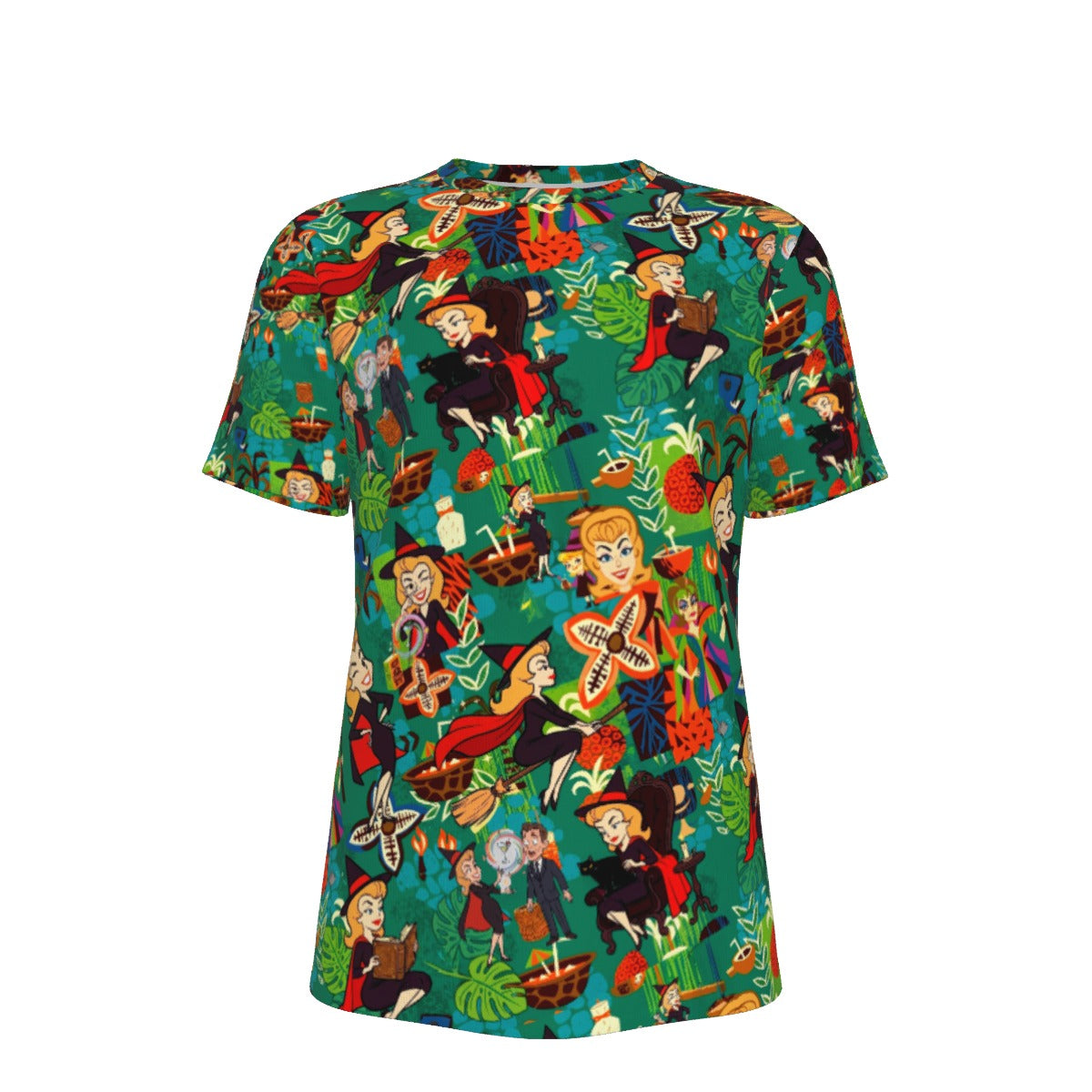 BEWITCHED TIKI HAWAIIAN All Over Print Shirt & Tank Top- ORIGINAL ART BY EKA