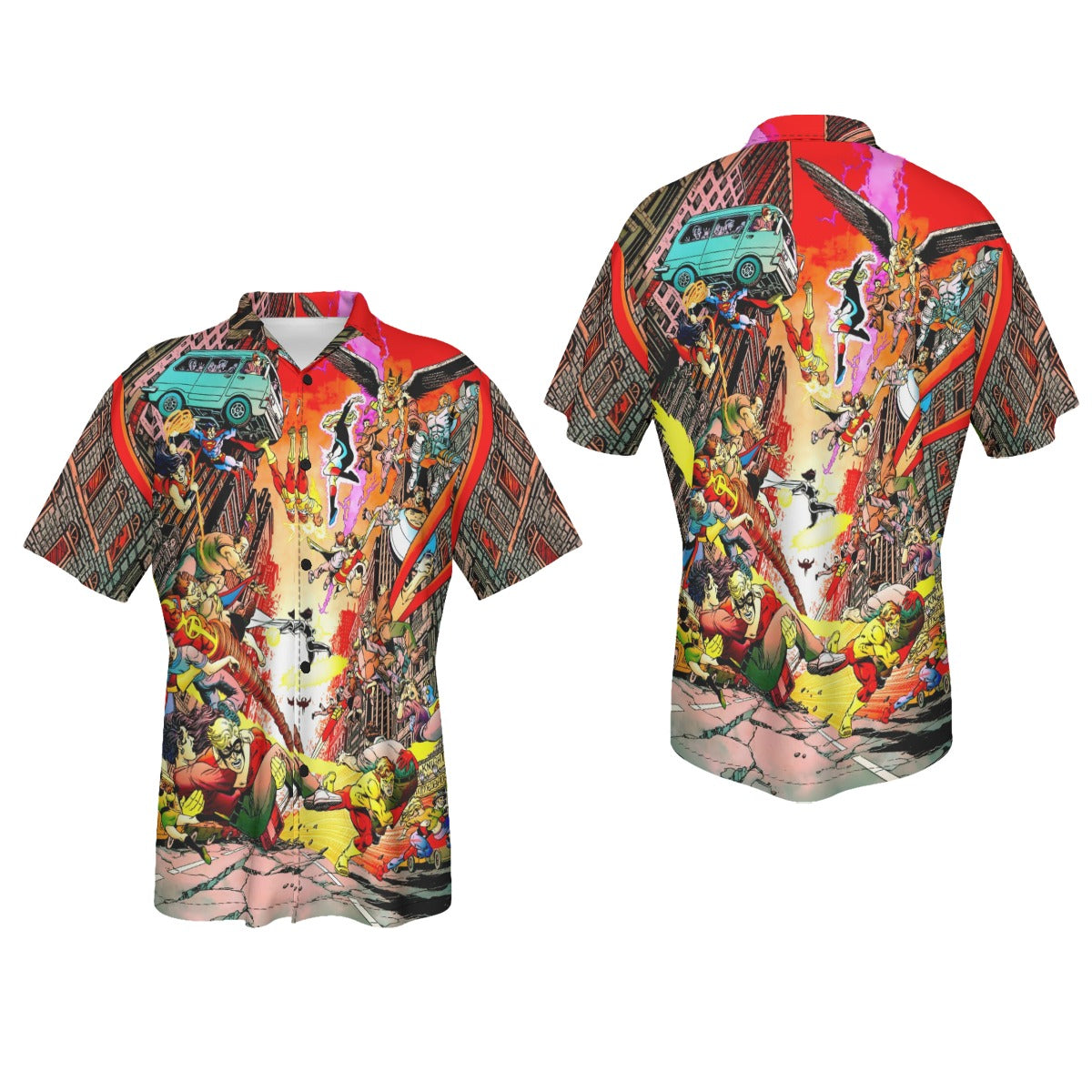 DC LEGACIES 5 PAGE All Over Print Shirt & Tank Top - GEORGE PEREZ ART
