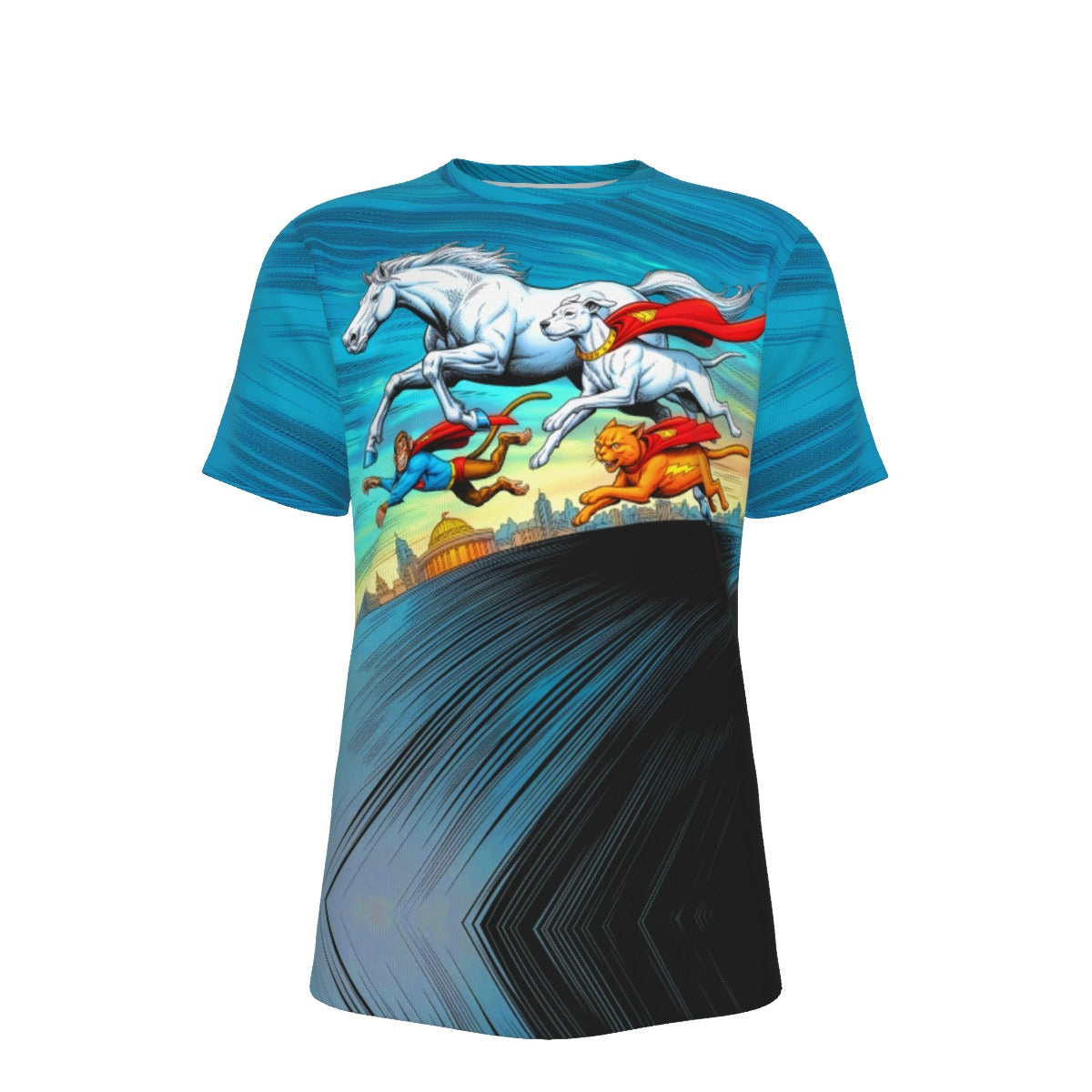 SUPER PETS GO All Over Print Shirt & Tank Top - ORIGINAL ART