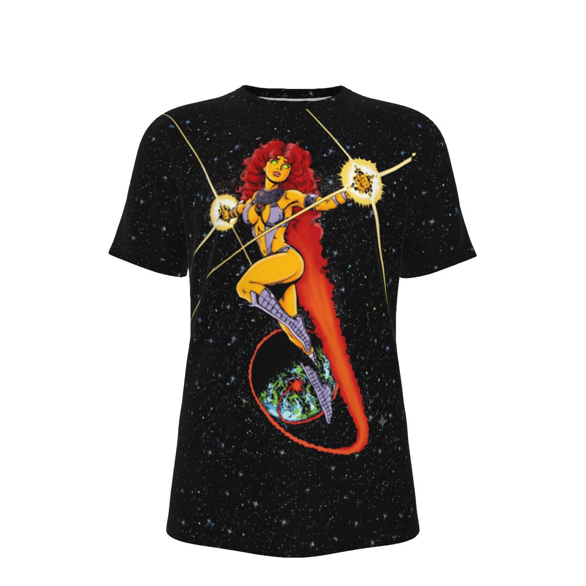 STARFIRE PIN UP All Over Print Shirt & Tank Top-GEORGE PEREZ ART