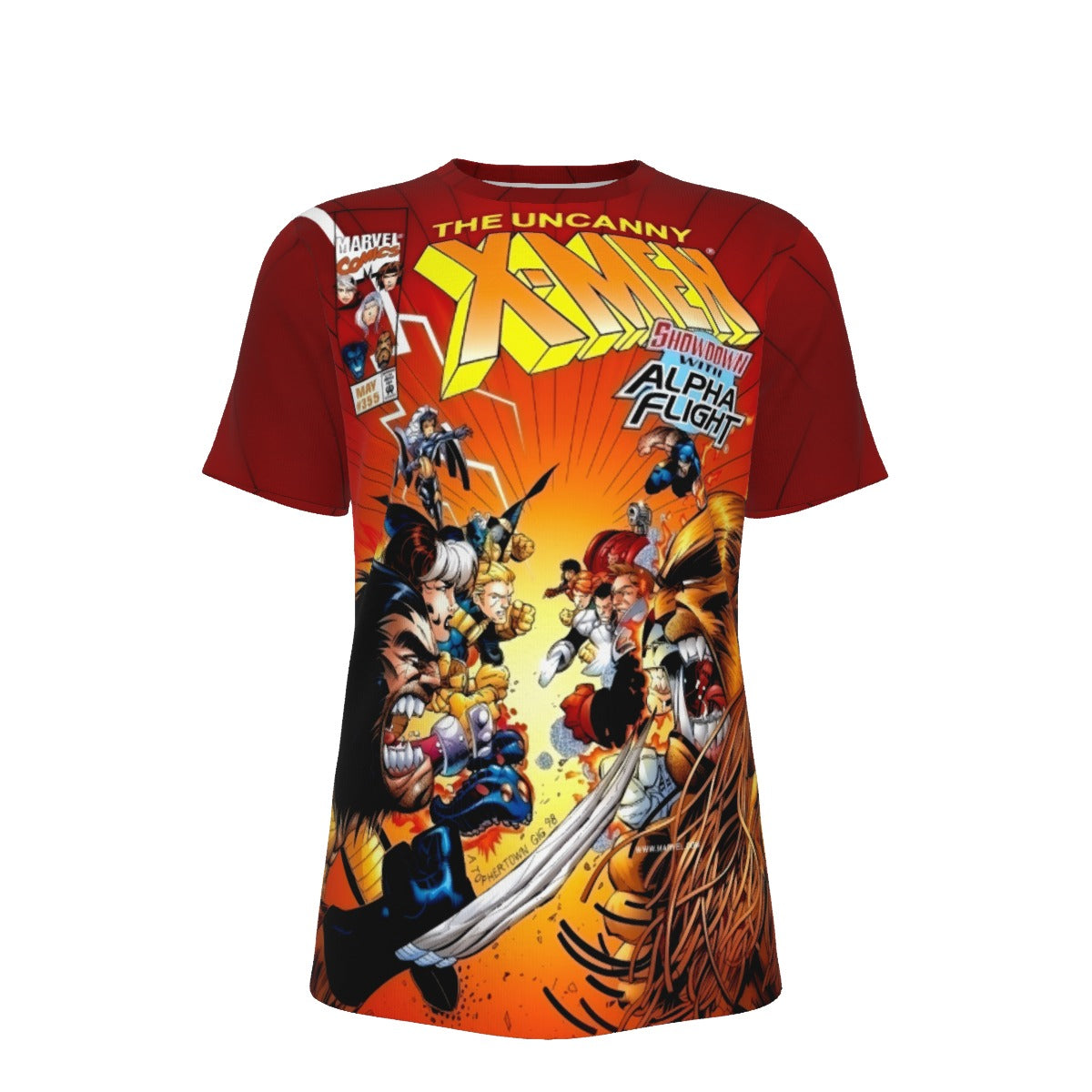 XMEN 355 ALL OVER PRINT SHIRT AND TANK TOP - ALPHA FLIGHT
