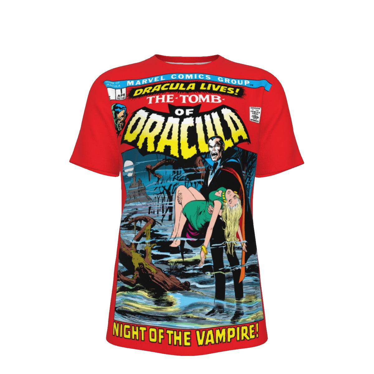 TOMB OF DRACULA 1 All Over Print Shirt & Tank Top - NEAL ADAMS ART