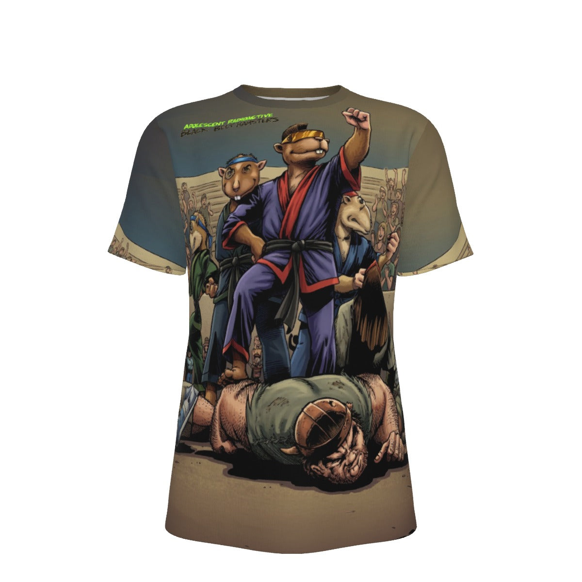 ADOLESCENT RADIOACTIVE BLACK BELT HAMSTERS All Over Print Shirt & Tank Top