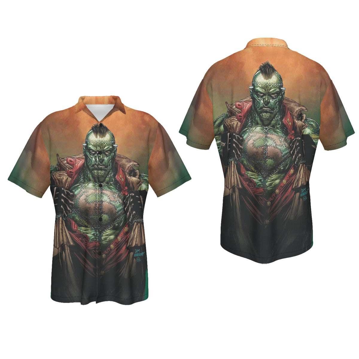 FRANKENSTEIN All Over Print Shirt & Tank Top -DOUG MAHNKE ART