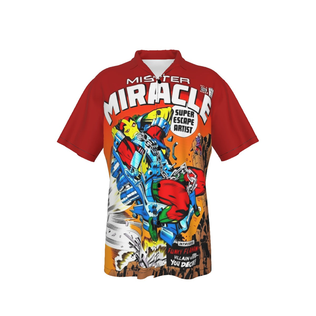 MISTER MIRACLE  5 ALL OVER PRINT SHIRT AND TANK TOP