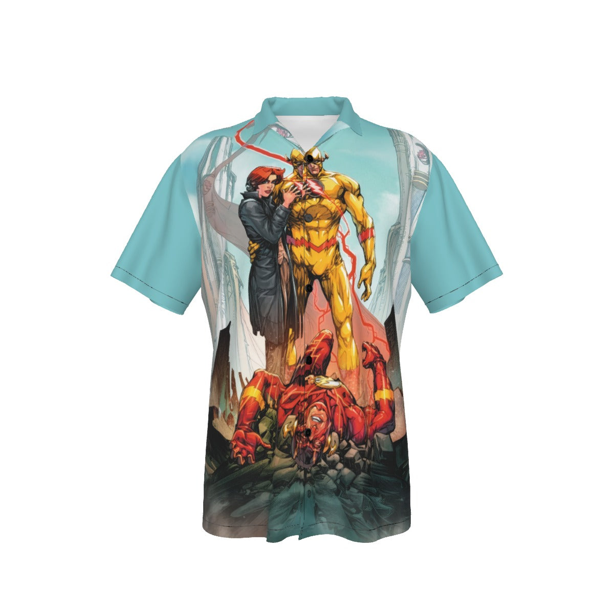 FLASH 25 V5 ALL OVER PRINT SHIRT AND TANK TOP - REVERSE FLASH