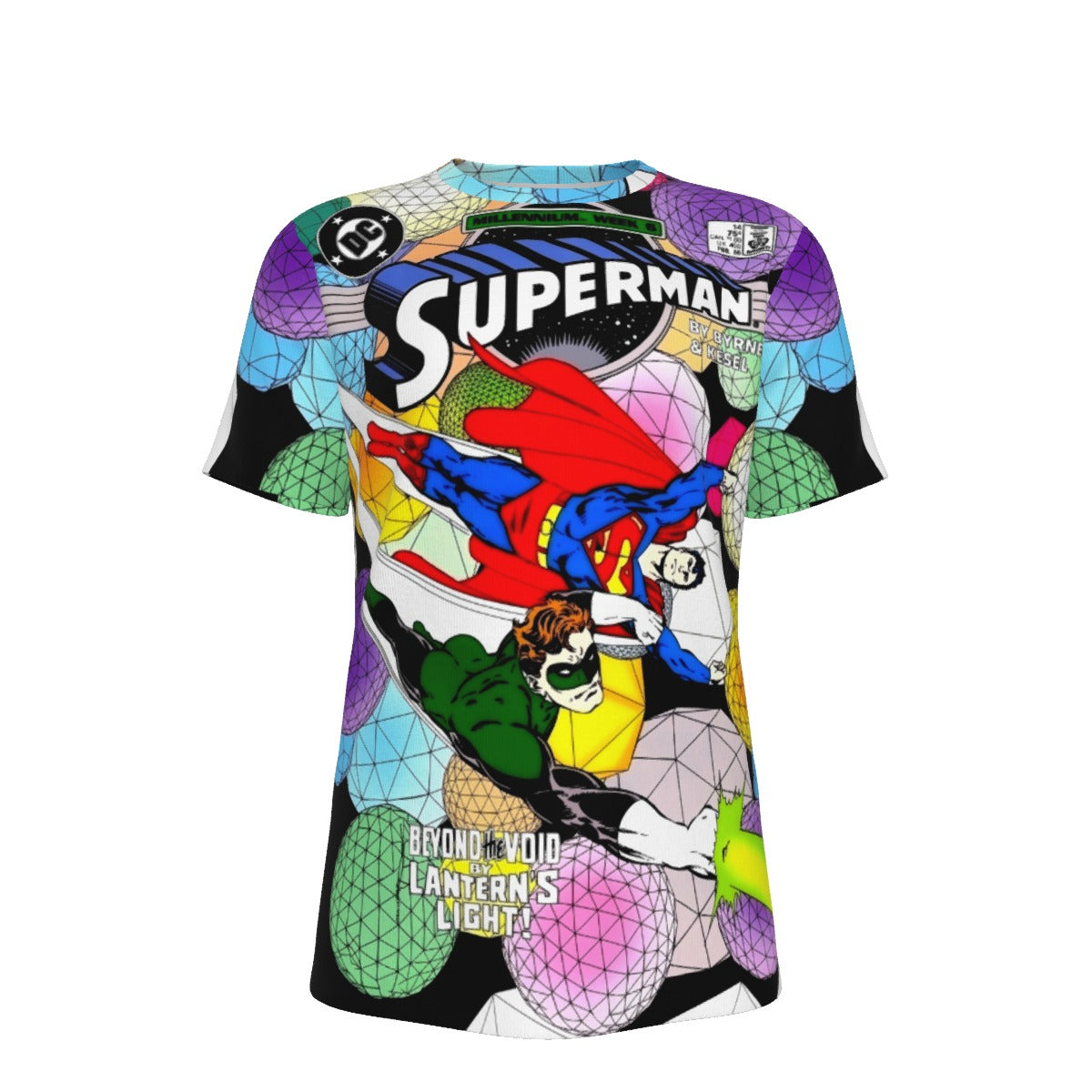 SUPERMAN 14 v2 ALL OVER PRINT SHIRT AND TANK TOP- -JOHN BYRNE ART