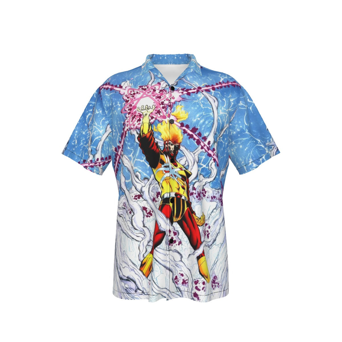 FIRESTORM ALL OVER PRINT SHIRT AND TANK TOP - JLA JSA SECRT FILES