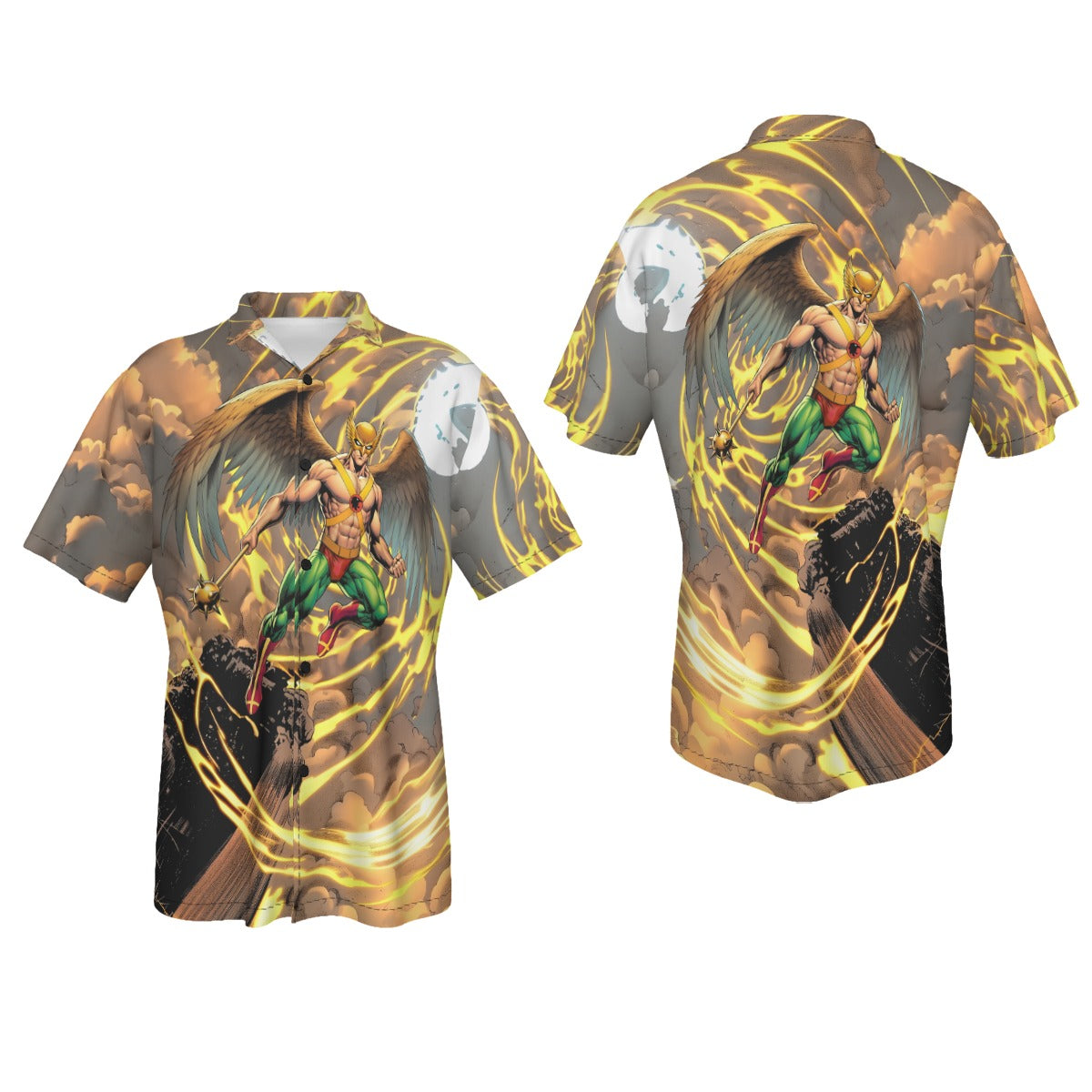 HAWKMAN EARTH 2 READY ALL OVER PRINT SHIRT AND TANK