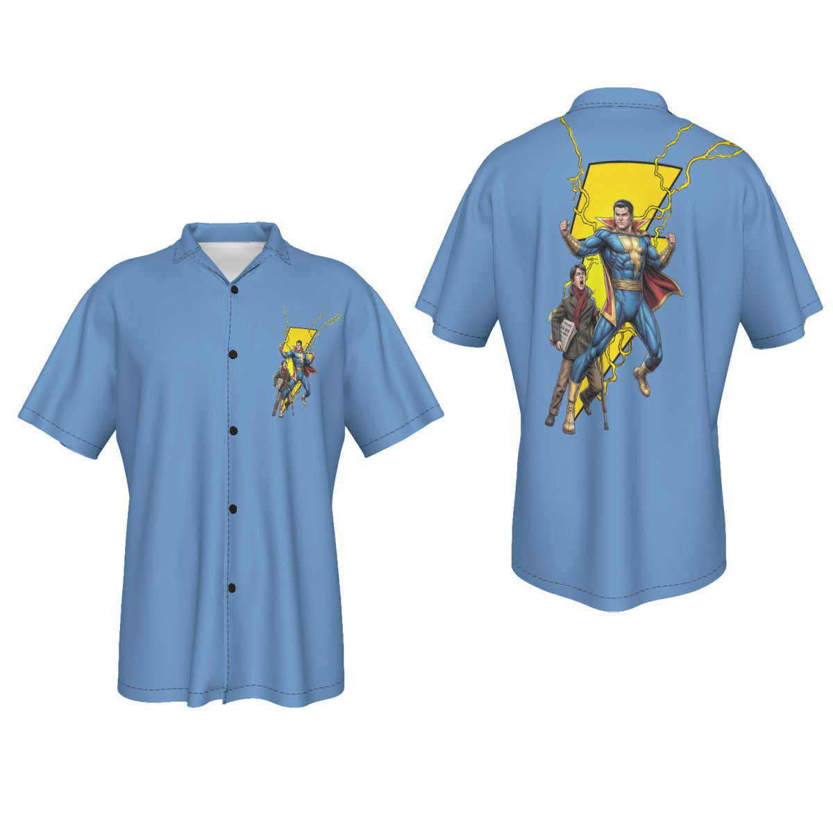 CAPTAIN MARVEL JR GO All Over Print Shirt & Tank Top - ORIGINAL ART BY EKA
