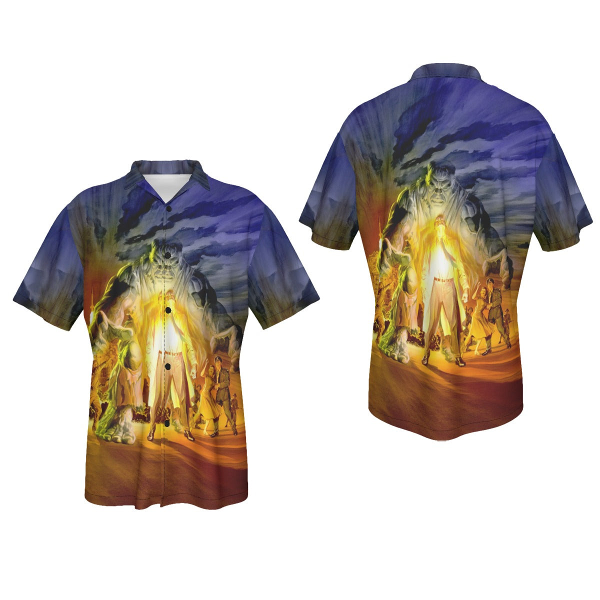 BRUCE BANNER HULK All Over Print Shirt & Tank Top- ALEX ROSS ART
