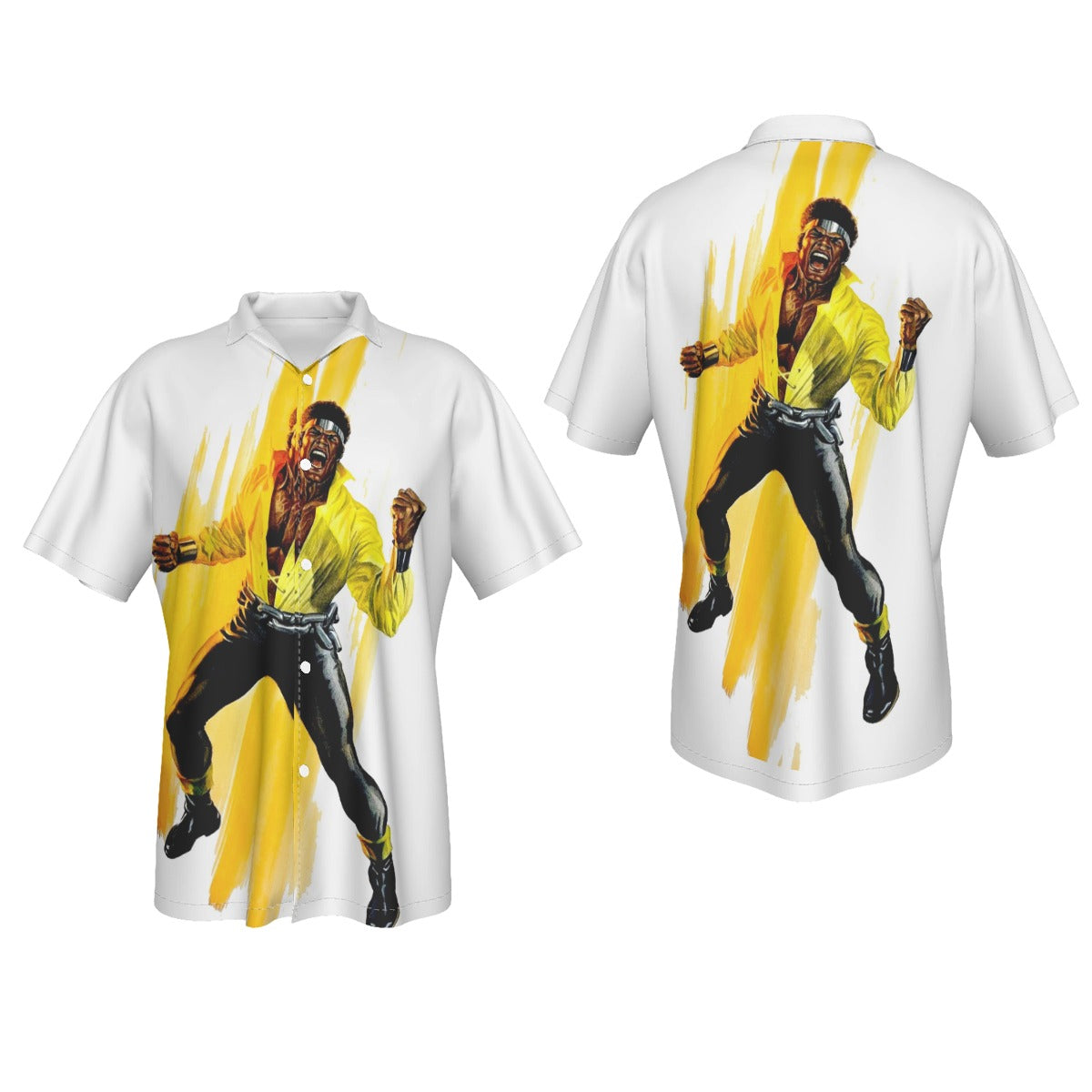 POWER MAN PINUP All Over Print Shirt & Tank Top - ALEX ROSS ART
