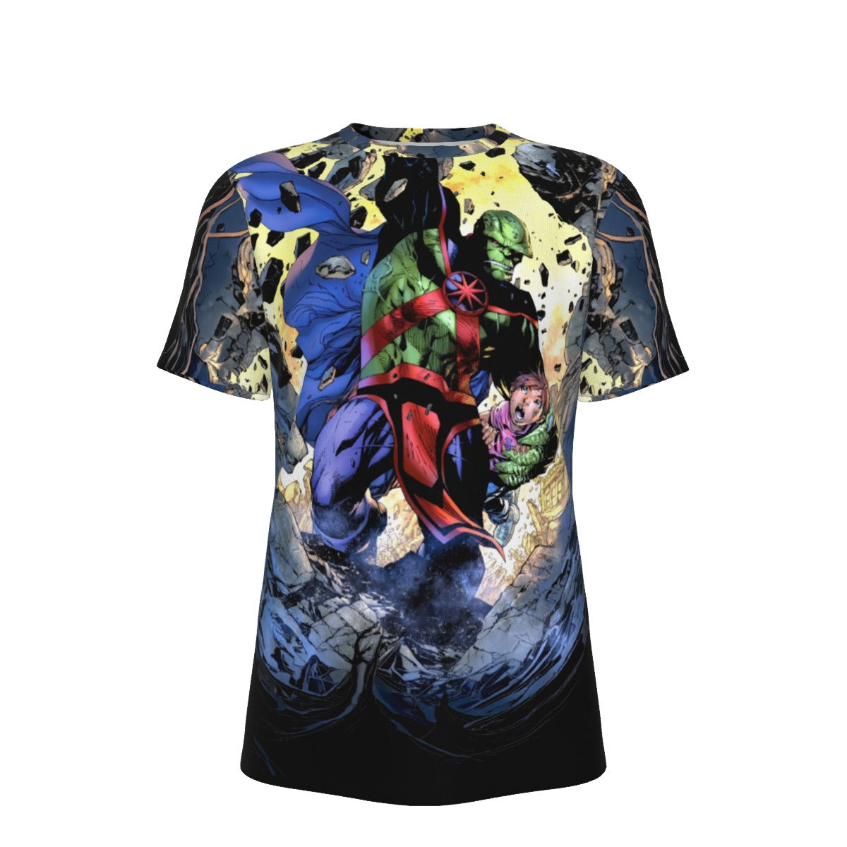 JUSTICE LEAGUE 2 All Over Print Shirt & Tank Top - MARTIAN MANHUNTER PAGE