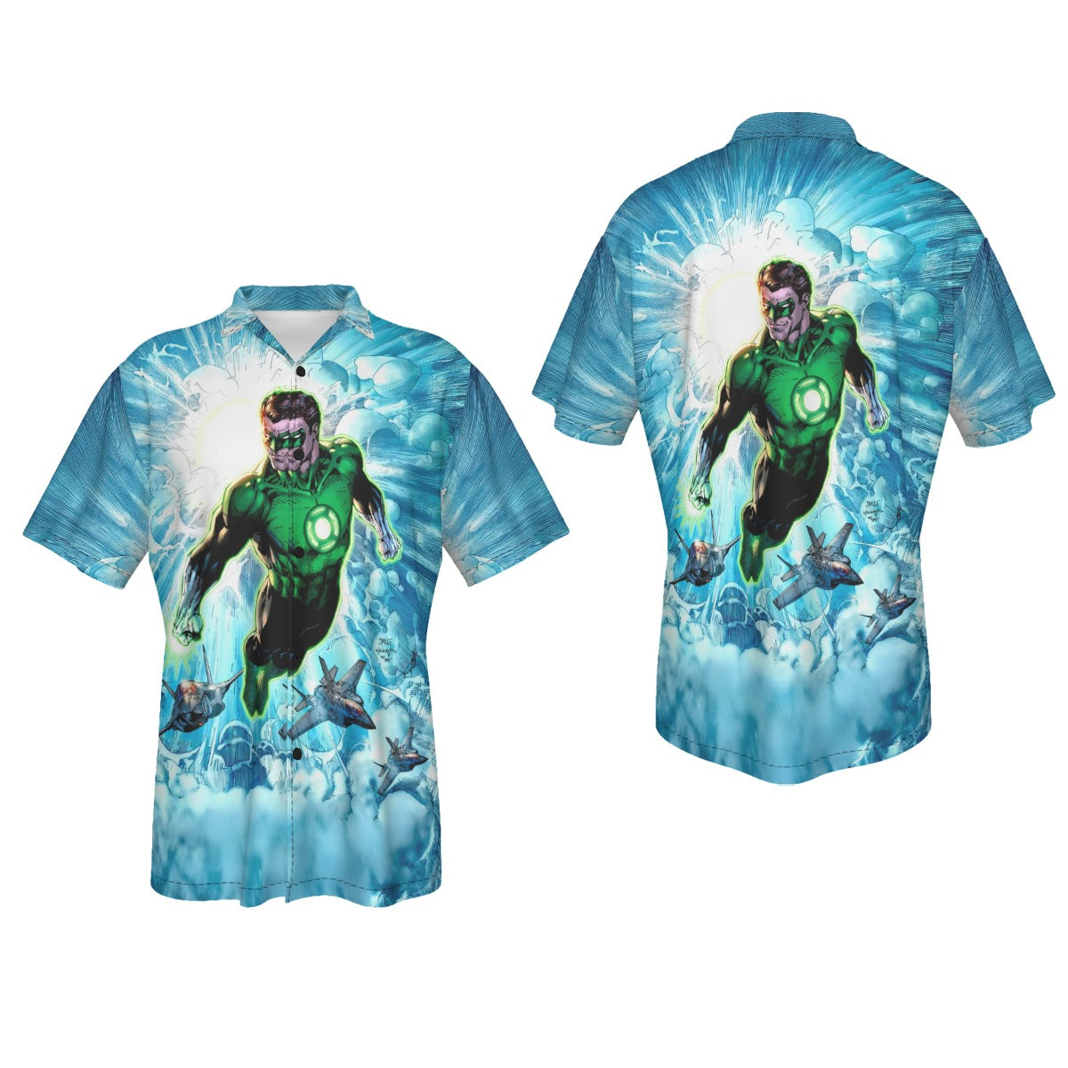 GREEN LANTERN 80TH ANNY All Over Print Shirt & Tank Top - JIM LEE ART