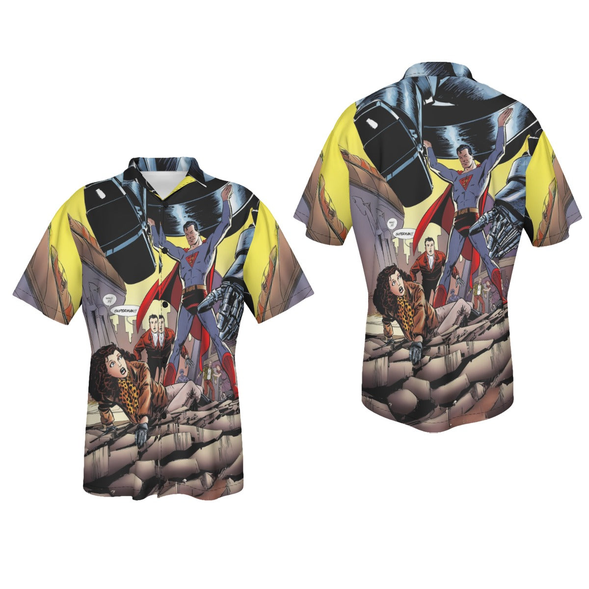 GENERATIONS 3 SUPERMAN All Over Print Shirt & Tank Top - JOHN BYRNE ART