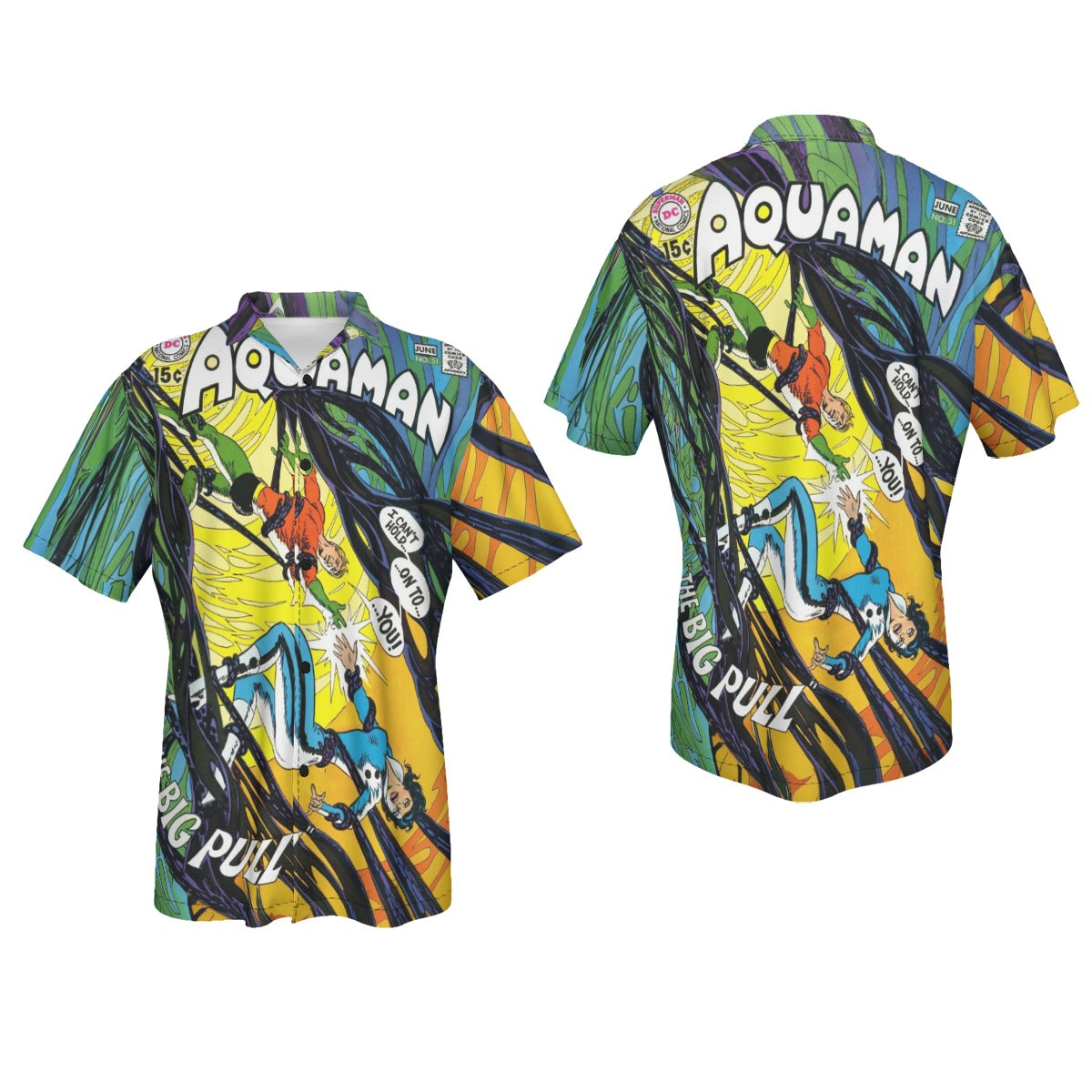 AQUAMAN 51 All Over Print Shirt & Tank Top