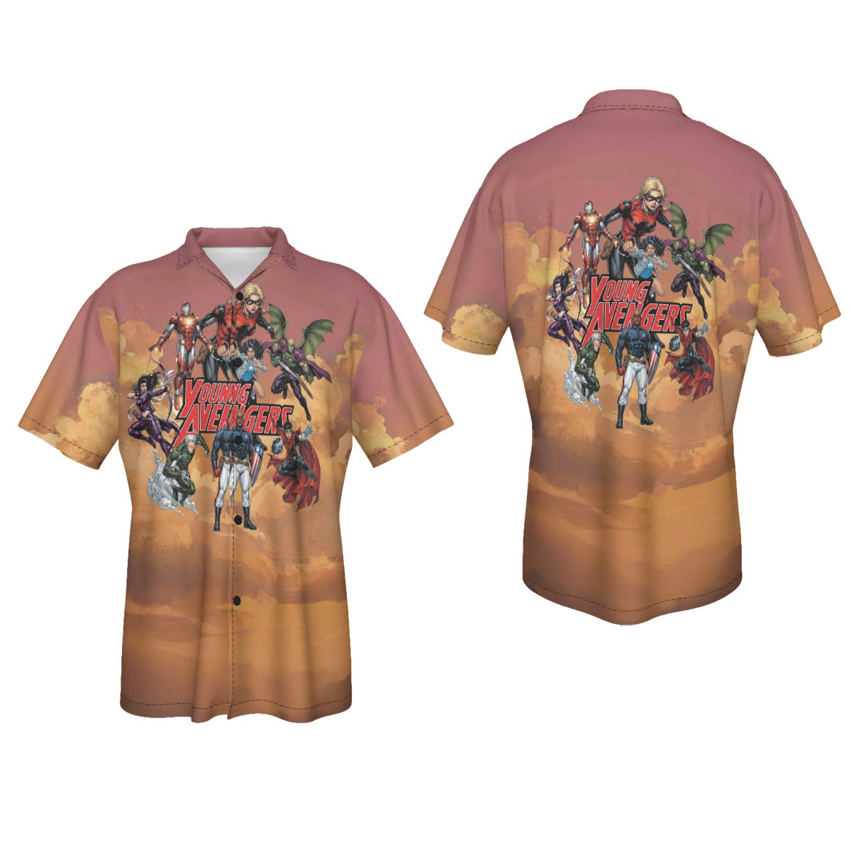 YOUNG AVENGERS TEAM GO All Over Print Shirt & Tank Top - ORIGINAL ART