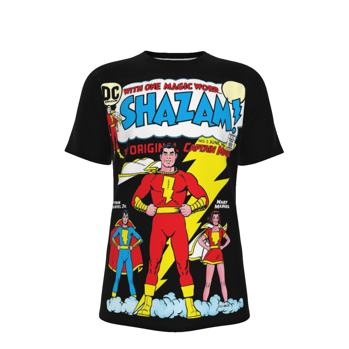 SHAZAM 3 UP ALL OVER PRINT SHIRT AND TANK TOP
