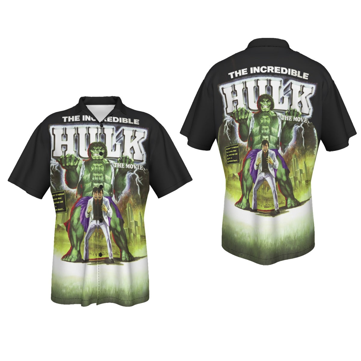INCREDIBLE HULK MOVIE POSTER All Over Print Shirt & Tank Top