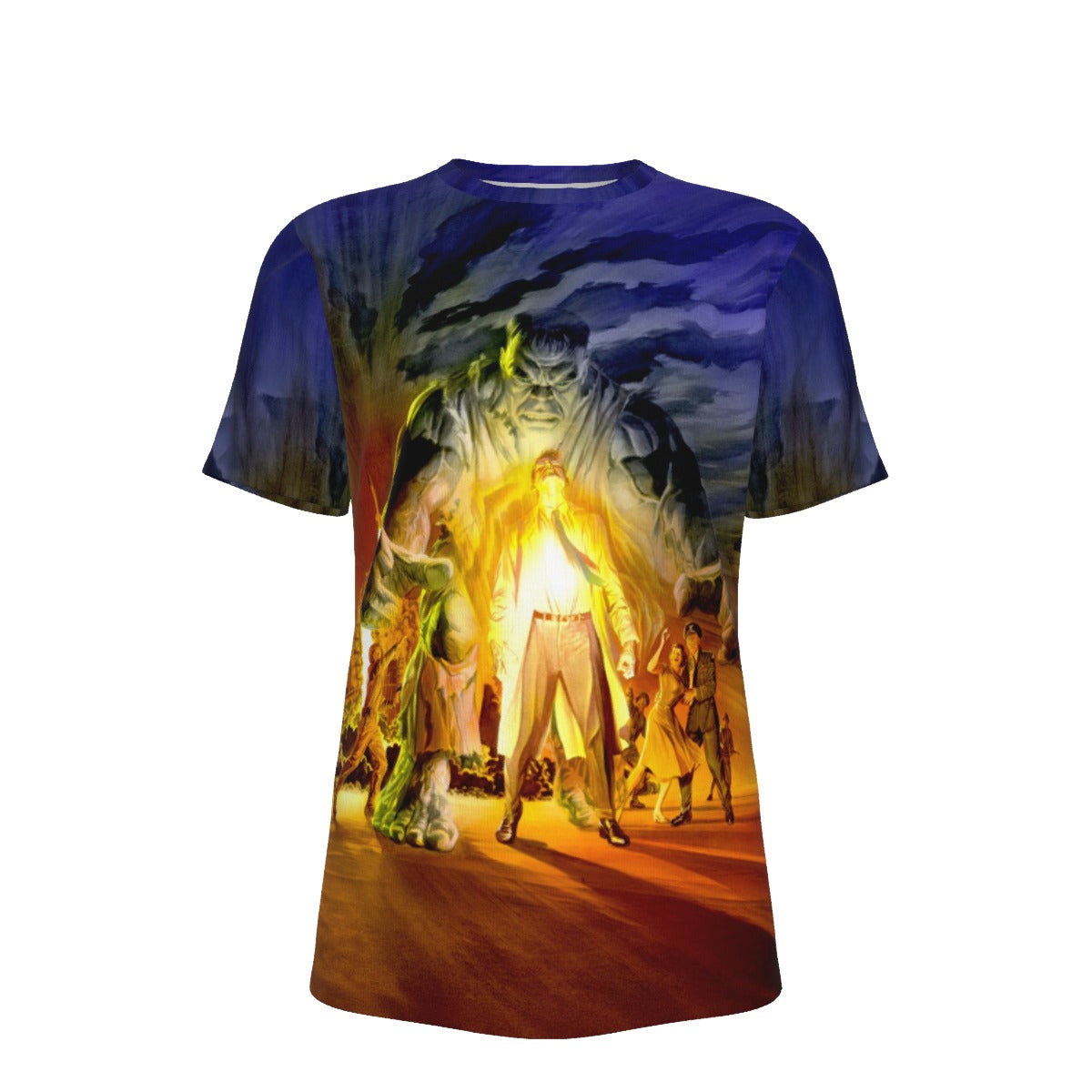 BRUCE BANNER HULK All Over Print Shirt & Tank Top- ALEX ROSS ART