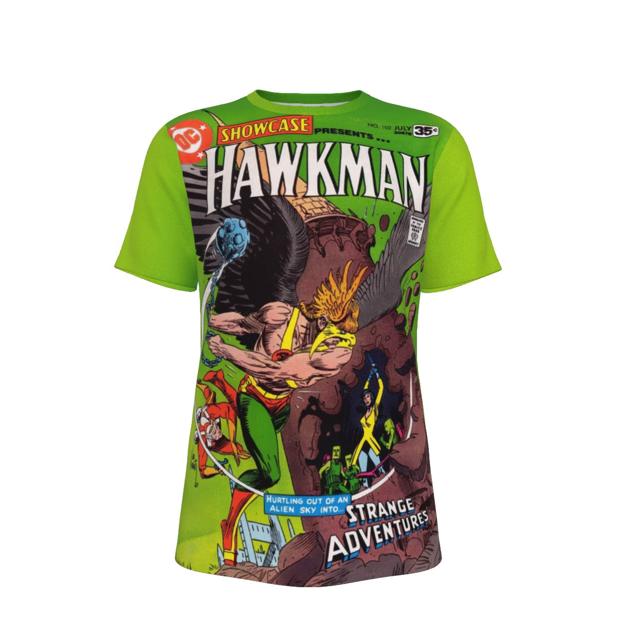SHOWCASE 102 All Over Print Shirt & Tank Top - HAWKMAN