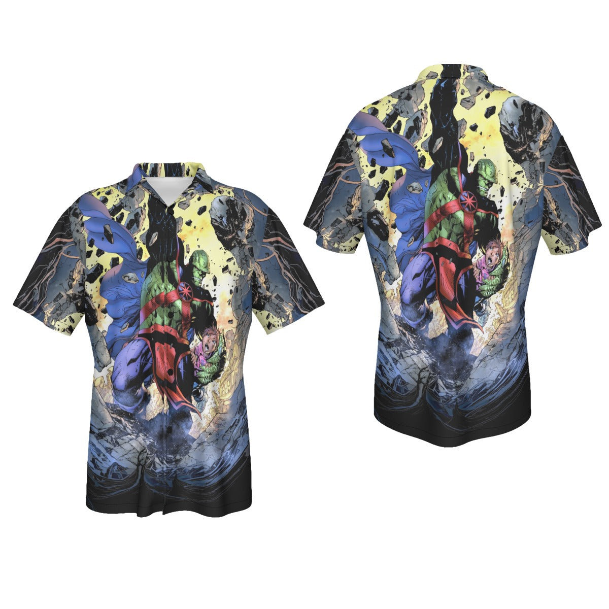JUSTICE LEAGUE 2 All Over Print Shirt & Tank Top - MARTIAN MANHUNTER PAGE